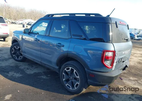 2024 Ford Bronco Sport Outer Banks z USA, uszkodzony, nr VIN 3FMCR9C62RRE01016